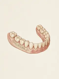 Ilustración de la fase 3: arcada completa y firme